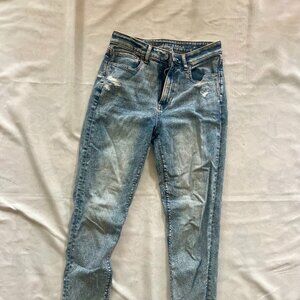 Acid wash American Eagle jeans